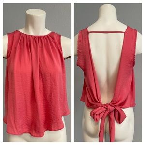 ASOS Open Back Tie Top